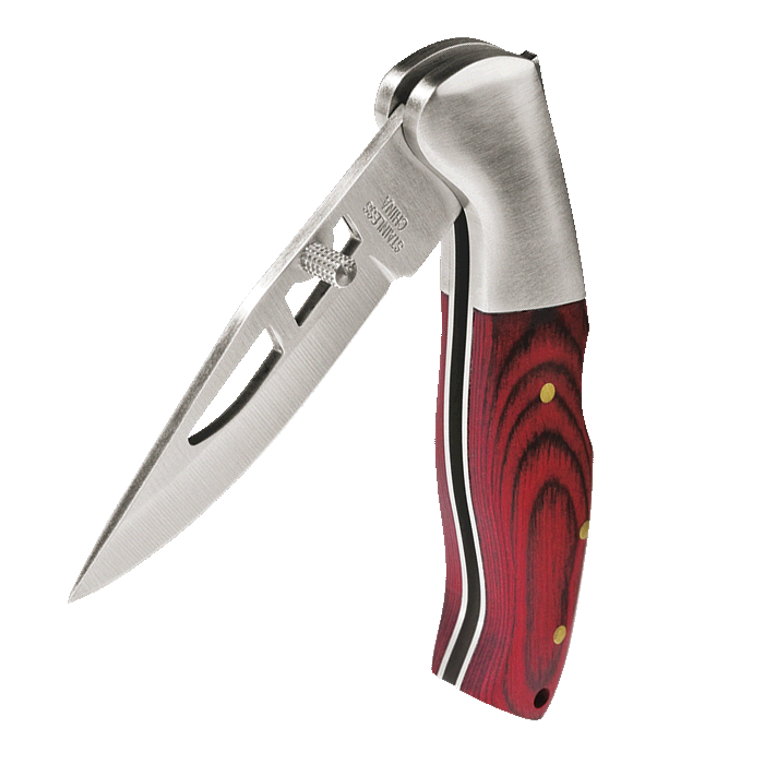 LOCKBACK WOOD HANDLE KNIFE