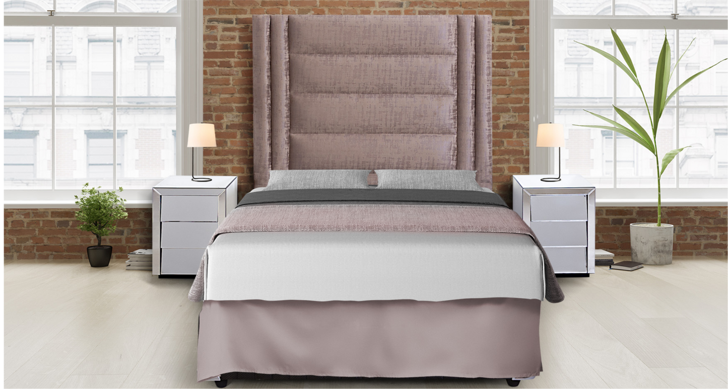 PLUTO QUEEN HEADBOARD STONE  (EXCLUDES PEDESTALS)