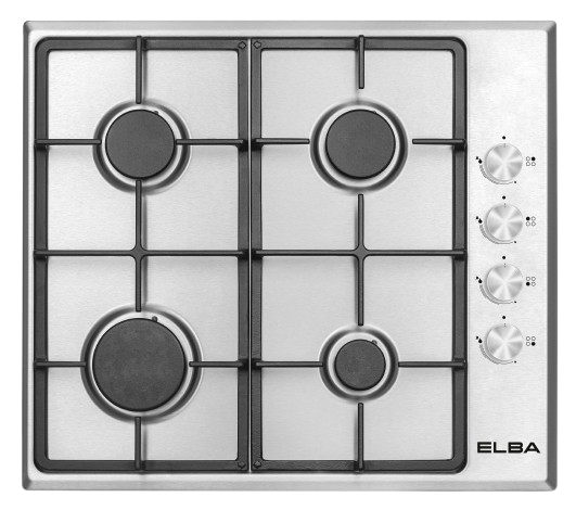 ELBA 60CM 4 GAS BURNER HOB STAINLESS STEEL 04/T65-450X