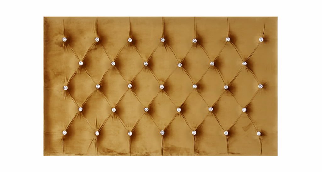 VELVET QUEEN HEADBOARD- WASABI