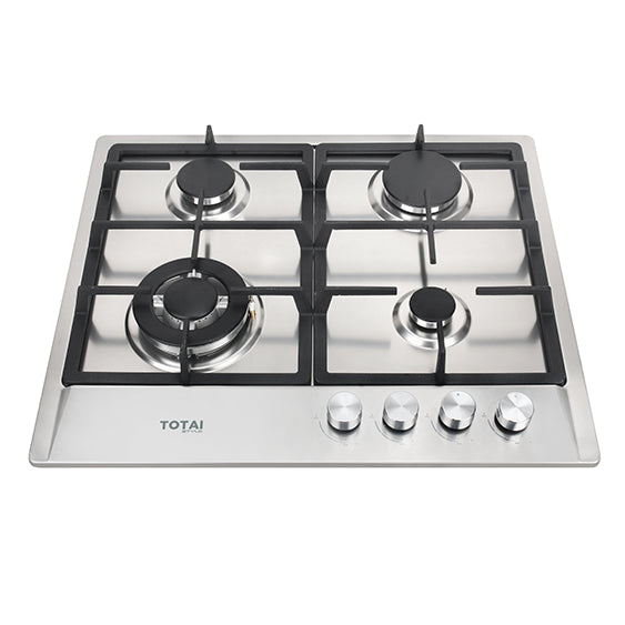 TOTAI 4 BURNER GAS HOB STAINLESS STEEL -  03/TS4BNR-SS