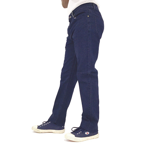 DSL STRETCH DENIM 5 POCKET POLY-COTTON (BLUE BLACK)