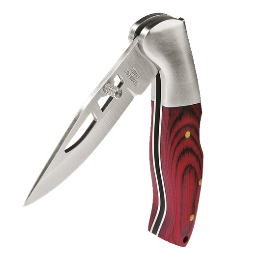 LOCKBACK WOOD HANDLE KNIFE