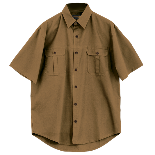 Plain Bush Shirt Mens