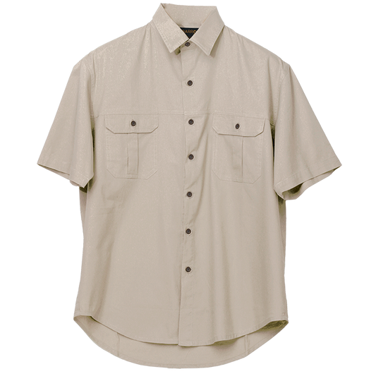 Plain Bush Shirt Mens