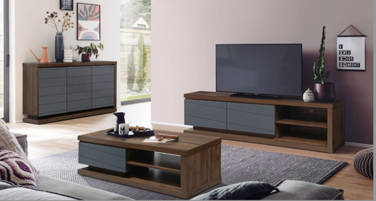 ZOLA PLASMA STAND , COFFEE TABLE , SIDE BOARD SET