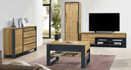 HANOMI PLASMA STAND , SIDE UNIT , COFFEE TABLE , CHEST SET