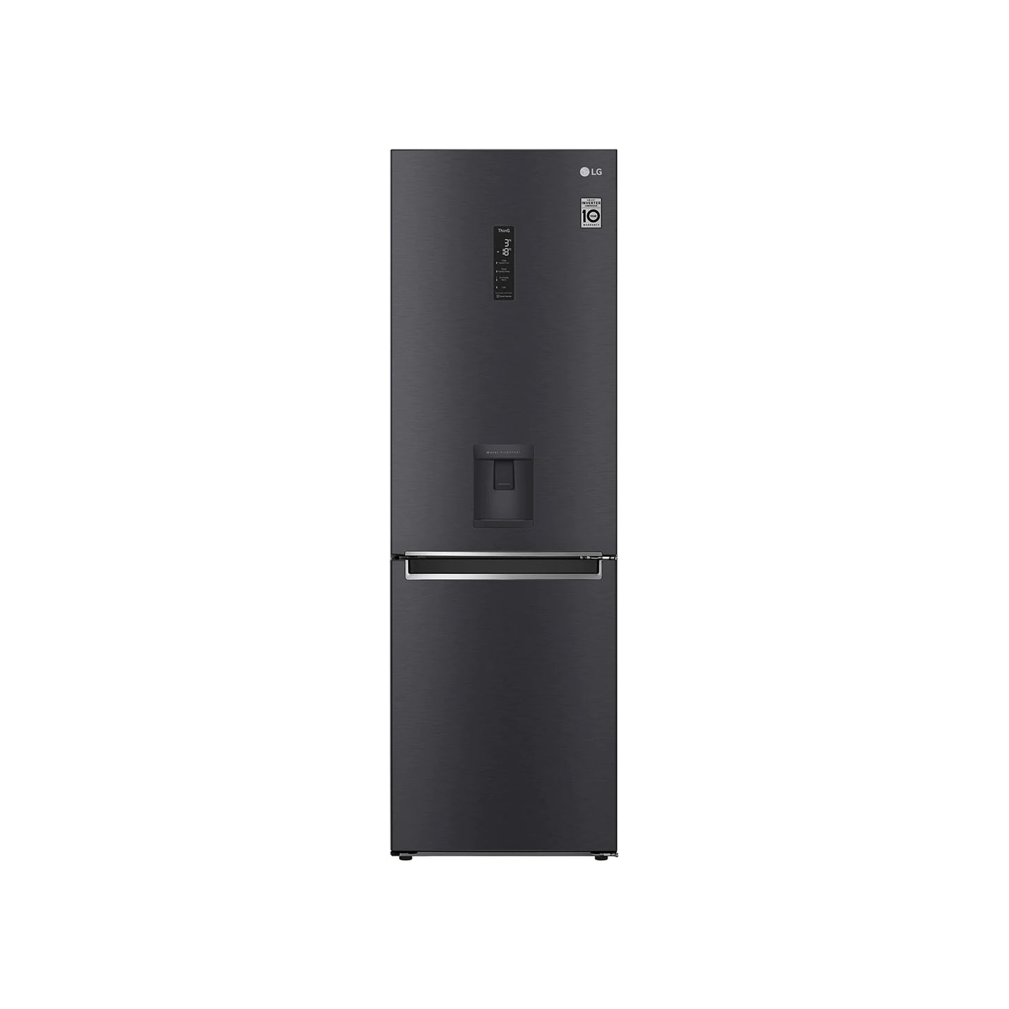 LG 373L Black Combi Fridge/Freezer with Inverter Linear Compressor – GC-F459NQDM