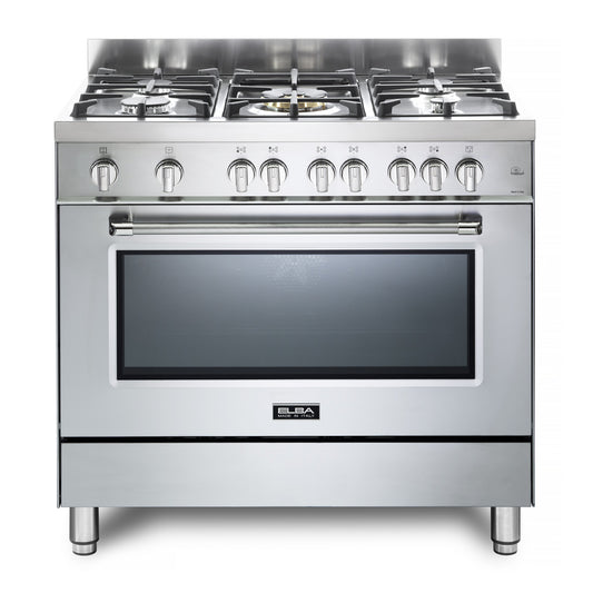 ELBA EXCELLENCE 90CM 5 BURNER GAS COOKER WITH GAS OVEN