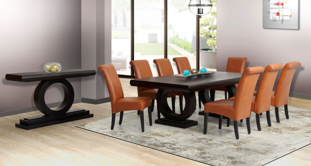 10 Pc BULLNOSE DINING SET