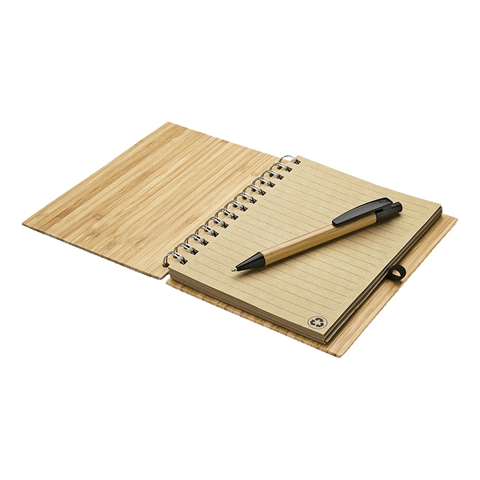 Bamboo Notebook and Pen