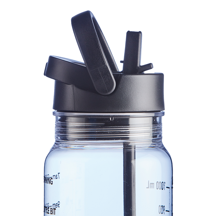 1L Torrent Water Bottle With Straw