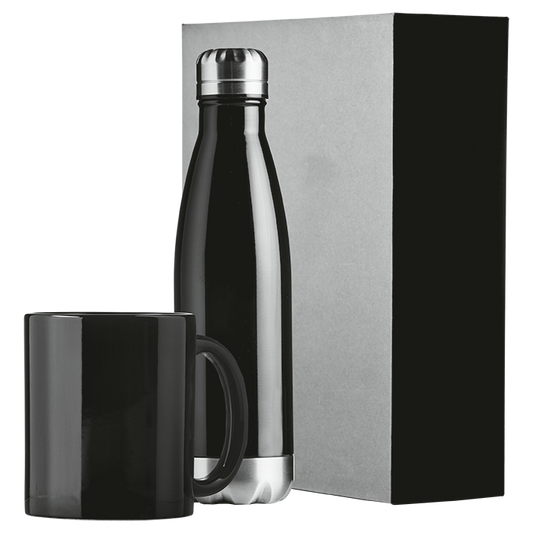 Stainless Steel Bottle & Mug Gift Set