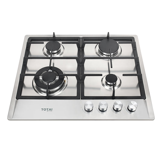TOTAI 4 BURNER GAS HOB STAINLESS STEEL -  03/TS4BNR-SS