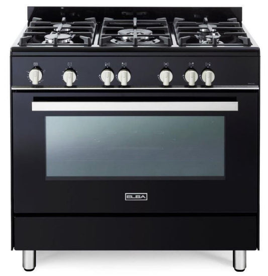 Elba Classic Black 90cm Full Gas Cooker  01/9CX828B1