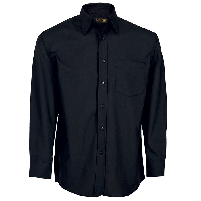 Basic Poly Cotton Lounge Shirt Long Sleeve