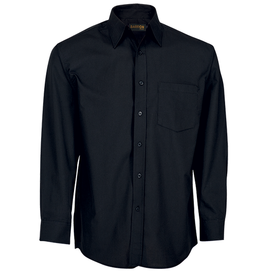 Basic Poly Cotton Lounge Shirt Long Sleeve