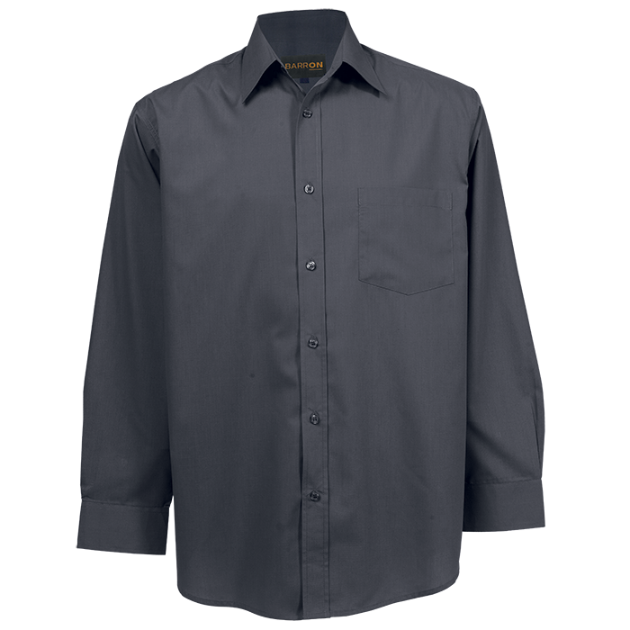 Basic Poly Cotton Lounge Shirt Long Sleeve