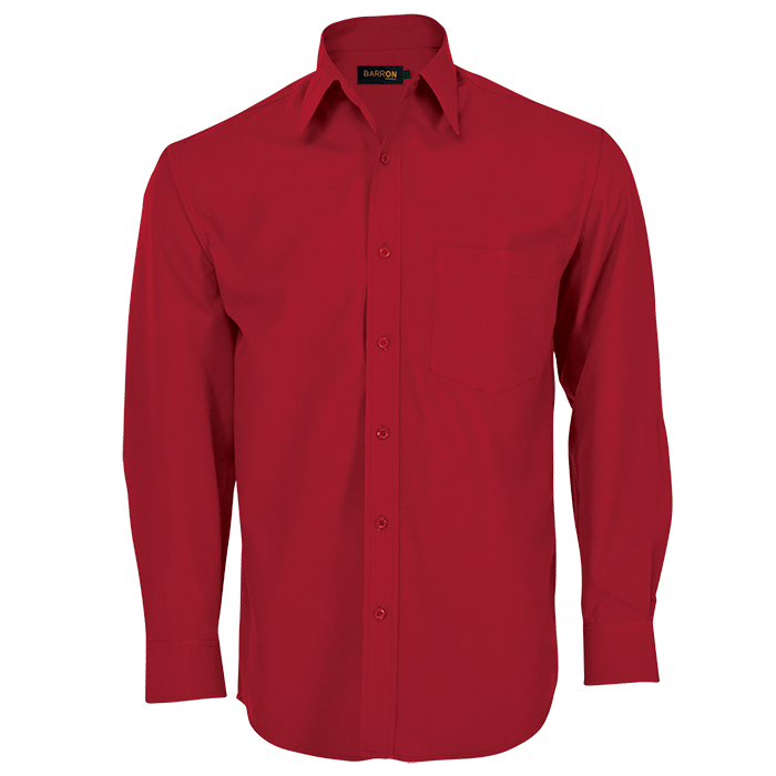 Basic Poly Cotton Lounge Shirt Long Sleeve