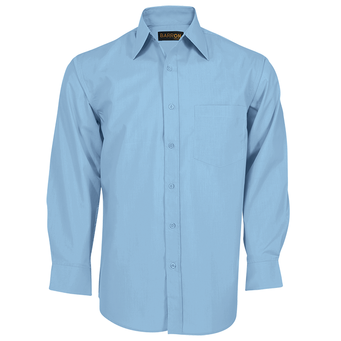 Basic Poly Cotton Lounge Shirt Long Sleeve