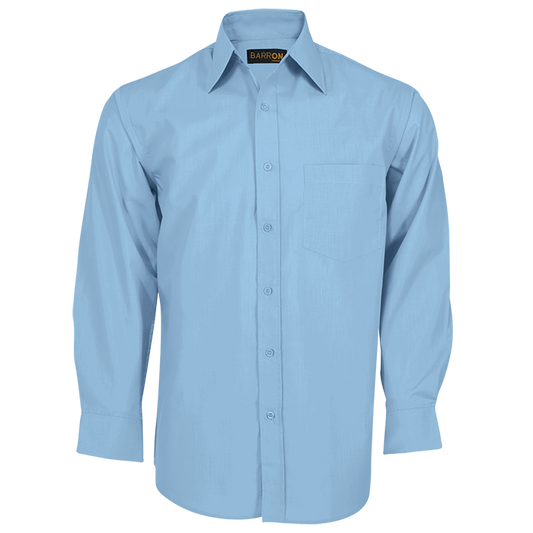 Basic Poly Cotton Lounge Shirt Long Sleeve