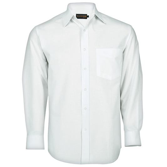 Basic Poly Cotton Lounge Shirt Long Sleeve