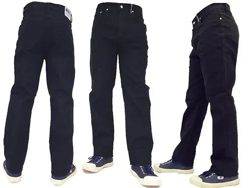 DSL STRETCH DENIM 5 POCKET POLY-COTTON (BLACK)