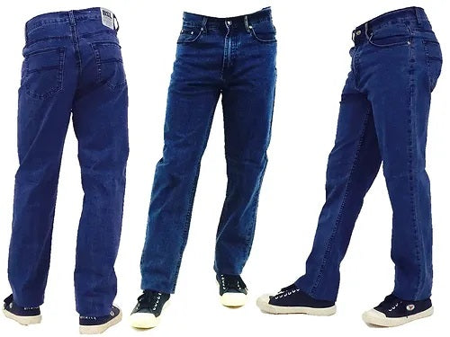 DSL STRETCH DENIM 5 POCKET POLY-COTTON (BLUE)