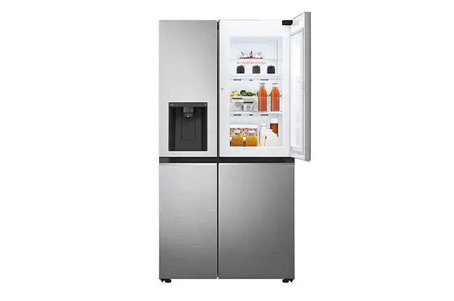 LG 674L Platinum Silver UVNano™ Side by Side Refrigerator – GC-J257SLSS