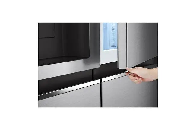 LG 674L Platinum Silver UVNano™ Side by Side Refrigerator – GC-J257SLSS