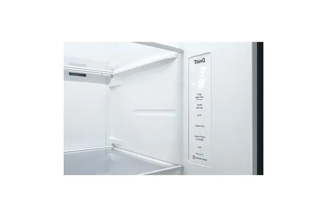 LG 674L Platinum Silver UVNano™ Side by Side Refrigerator – GC-J257SLSS