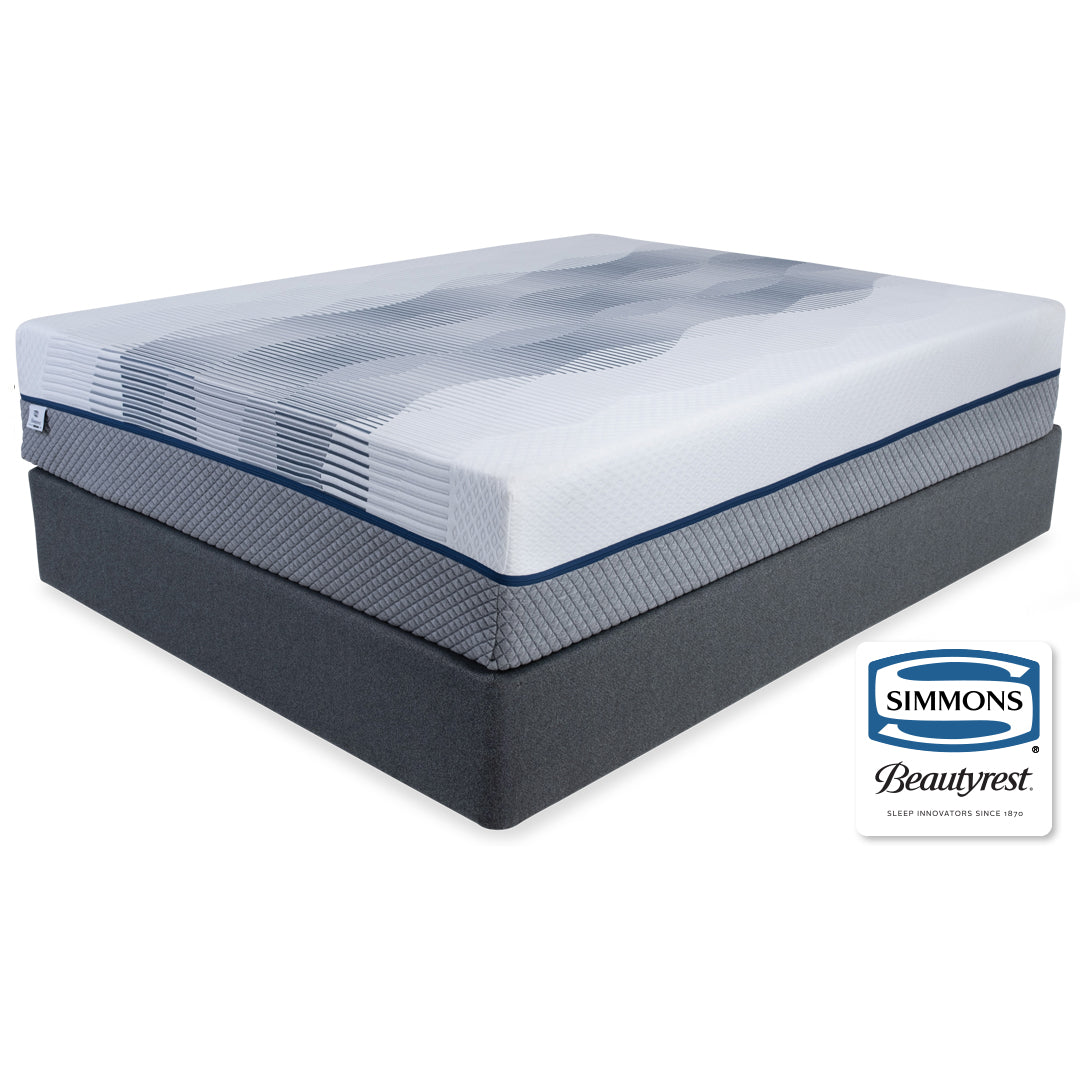 SIMMONS SELECT HYBRID MEDIUM DOUBLE BED SET - EXTRA LENGTH