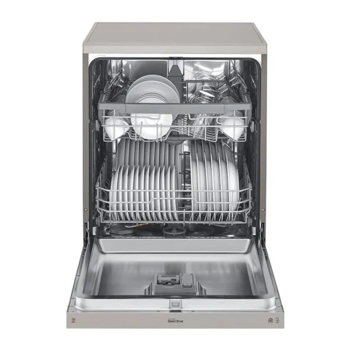 LG 14pl QuadWash™ Dishwasher (Platinum Silver) – DFB512FP