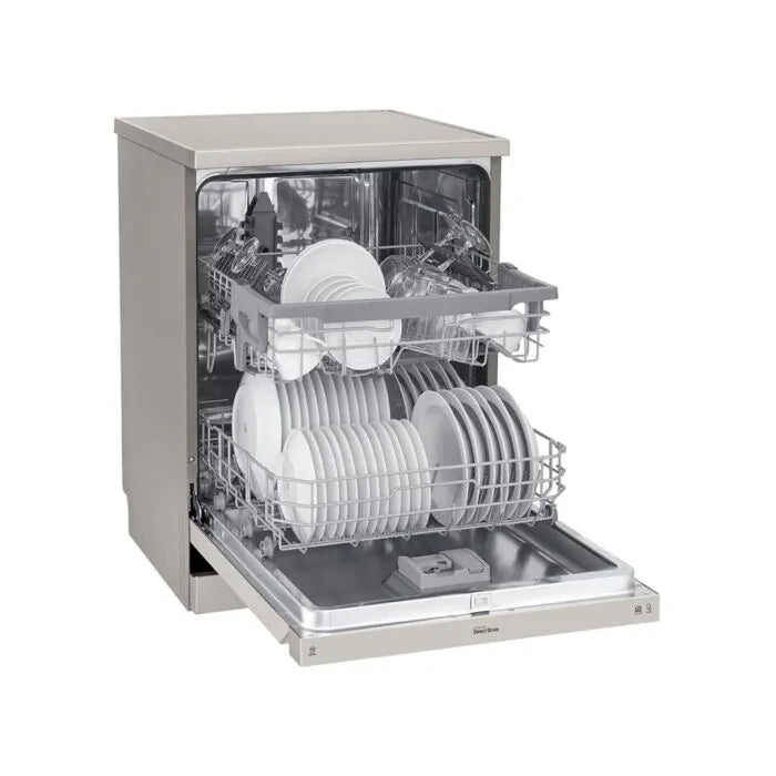 LG 14pl QuadWash™ Dishwasher (Platinum Silver) – DFB512FP