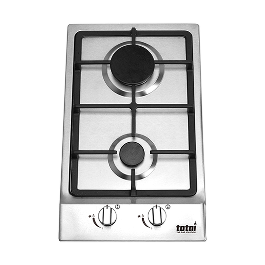 TOTAI 30CM 2 BURNER GAS HOB- STAINLESS STEEL - 26/TOTG2305CB