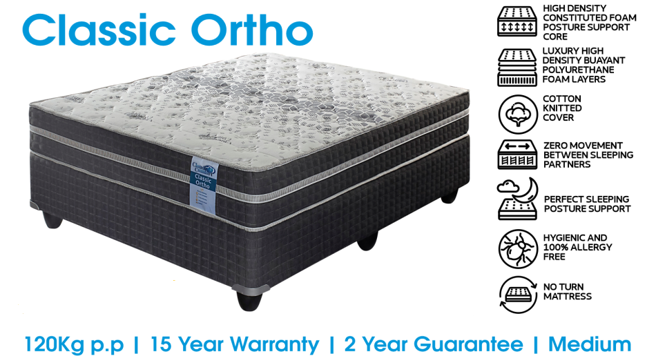 Cloud Comfort Classic Ortho - Three Quarter Bed Set