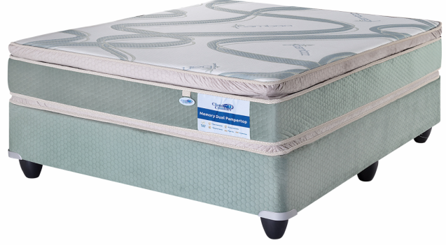 CLOUD COMFORT MEMORY DUAL PAMPER TOP - DOUBLE BED SET