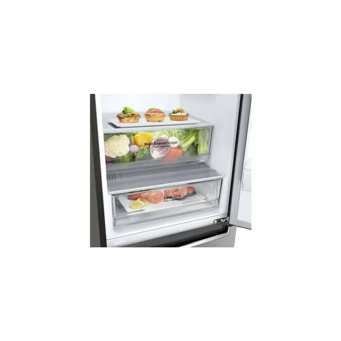 LG 374L Silver Bottom Freezer Combi Fridge/Freezer – GC-B459NLXM