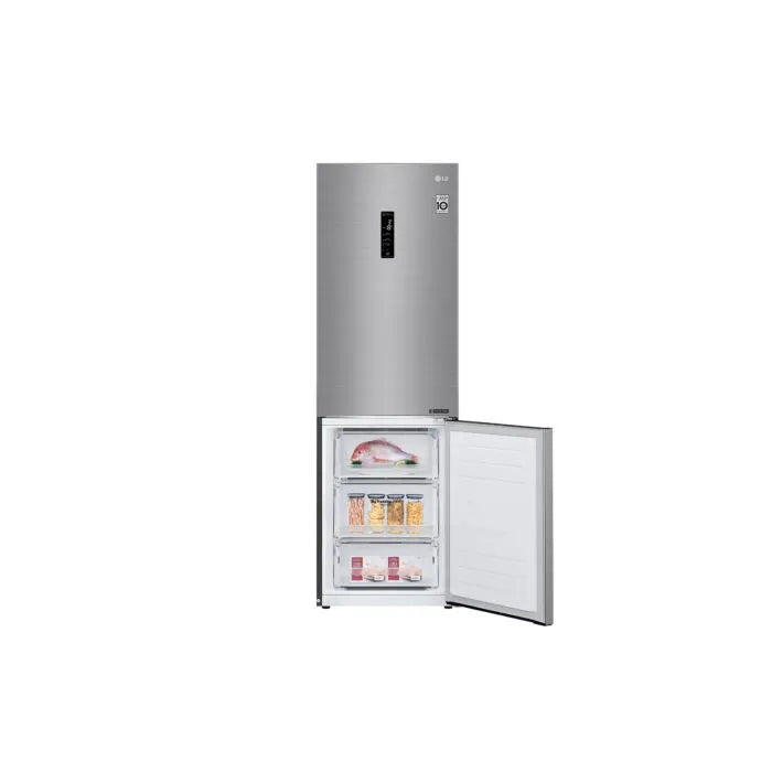 LG 374L Silver Bottom Freezer Combi Fridge/Freezer – GC-B459NLXM